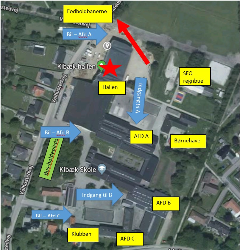 Kibæk Cup overnatningssteder 2018